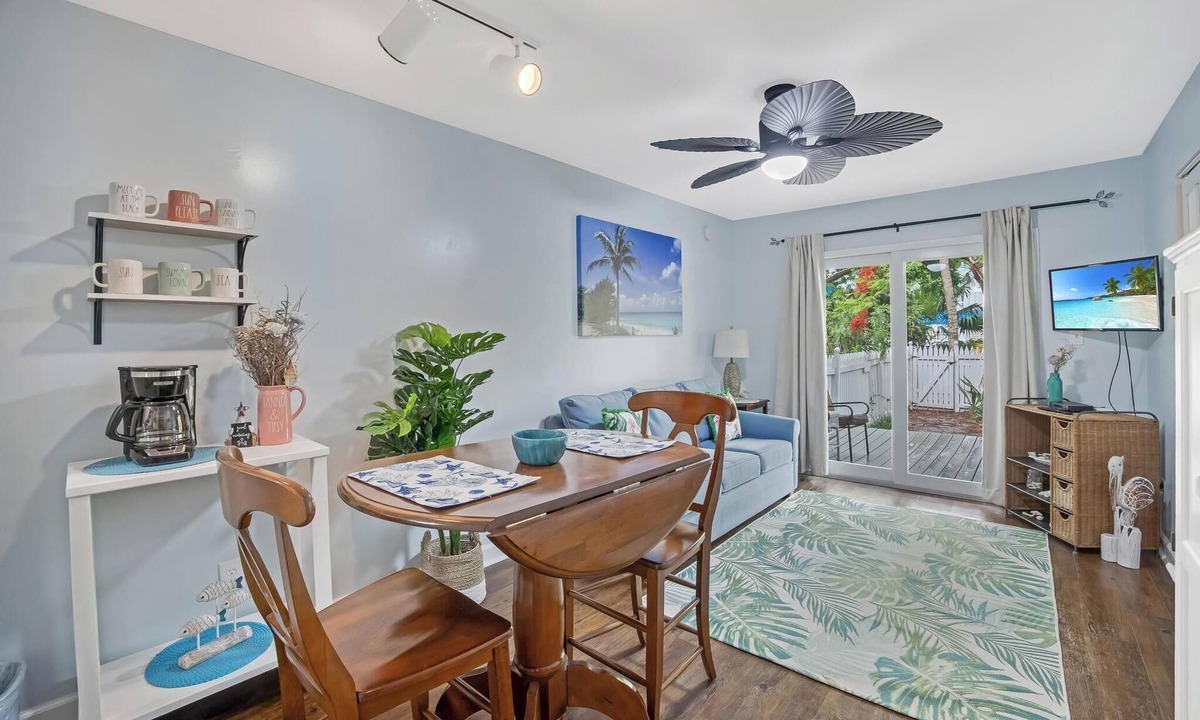 Truman Annex Condo | A SEAGLASS PARADISE ~ Charming 2 BR/1 Ba 1st Floor Condo in Truman Annex!