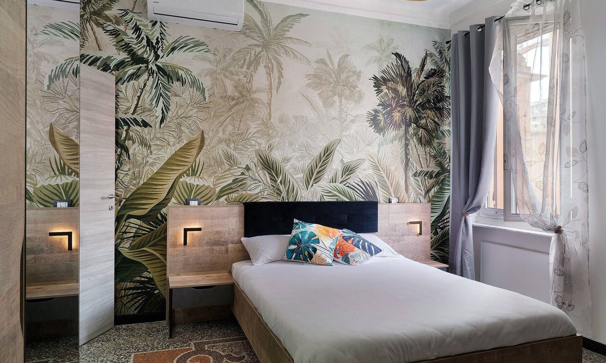San Fruttuoso Apartment | Apartment 'Janua Jungle House' with Balcony, Wi-Fi and Air Conditioning