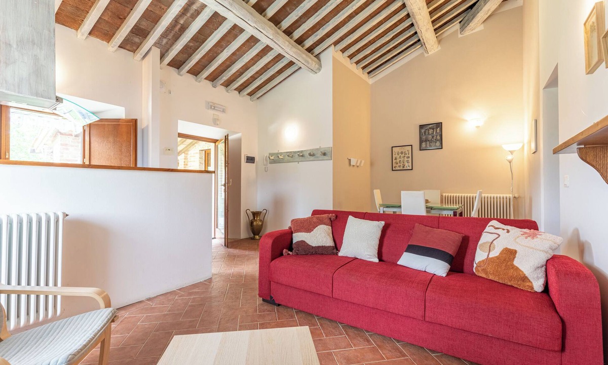 Chianciano Terme Apartment | Apartment 'La Loggia' with Mountain View, Shared Pool and Wi-Fi