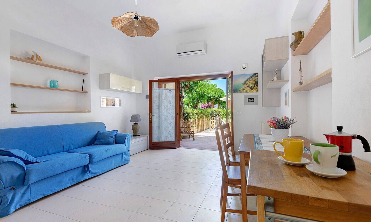 Naregno Apartment | Apartment 'Stella Di Mare Beach' with Sea View, Private Terrace and Air Conditioning