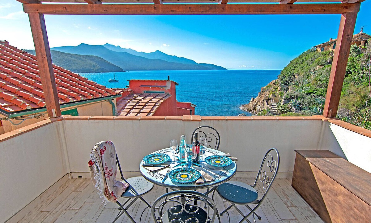 Scaglieri Apartment | Apartment Terrazza Elba Island with sea view