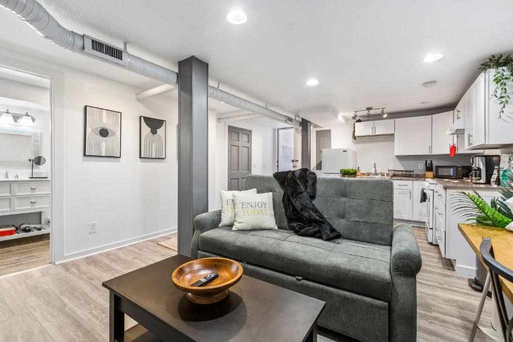 Alamo Placita House | Basement with Full Kitchen and Near Downtown