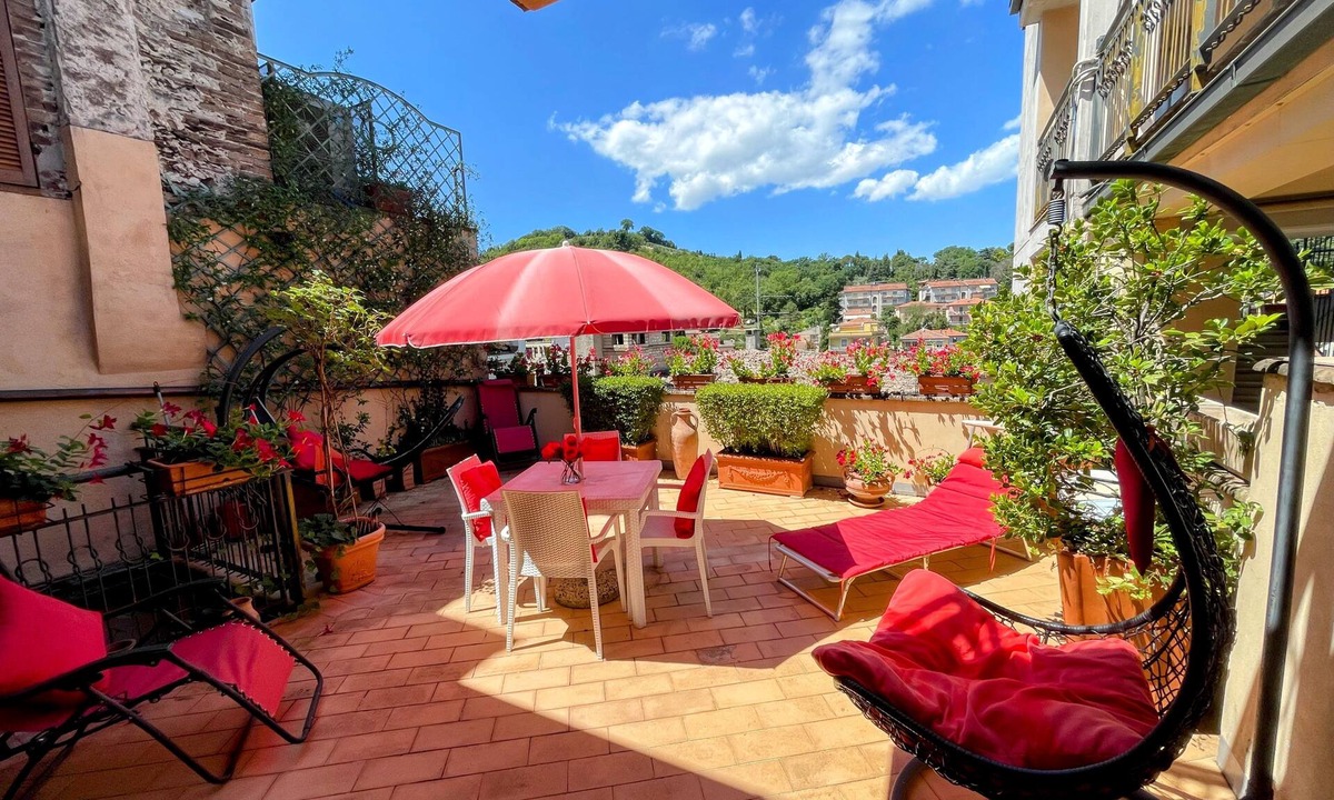 Spoleto Apartment | Beautiful terrace in Spoleto Italy