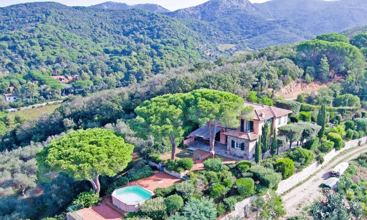 Magazzini Villa | Elegant villa with pool and amazing seaview. Elba Island. Just 700m from the beach.