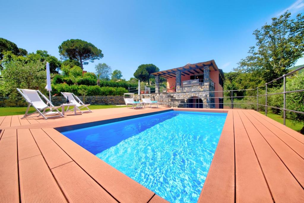 Camogli House | I Giardini di Camogli - VILLA RUMANIN, garden&pool