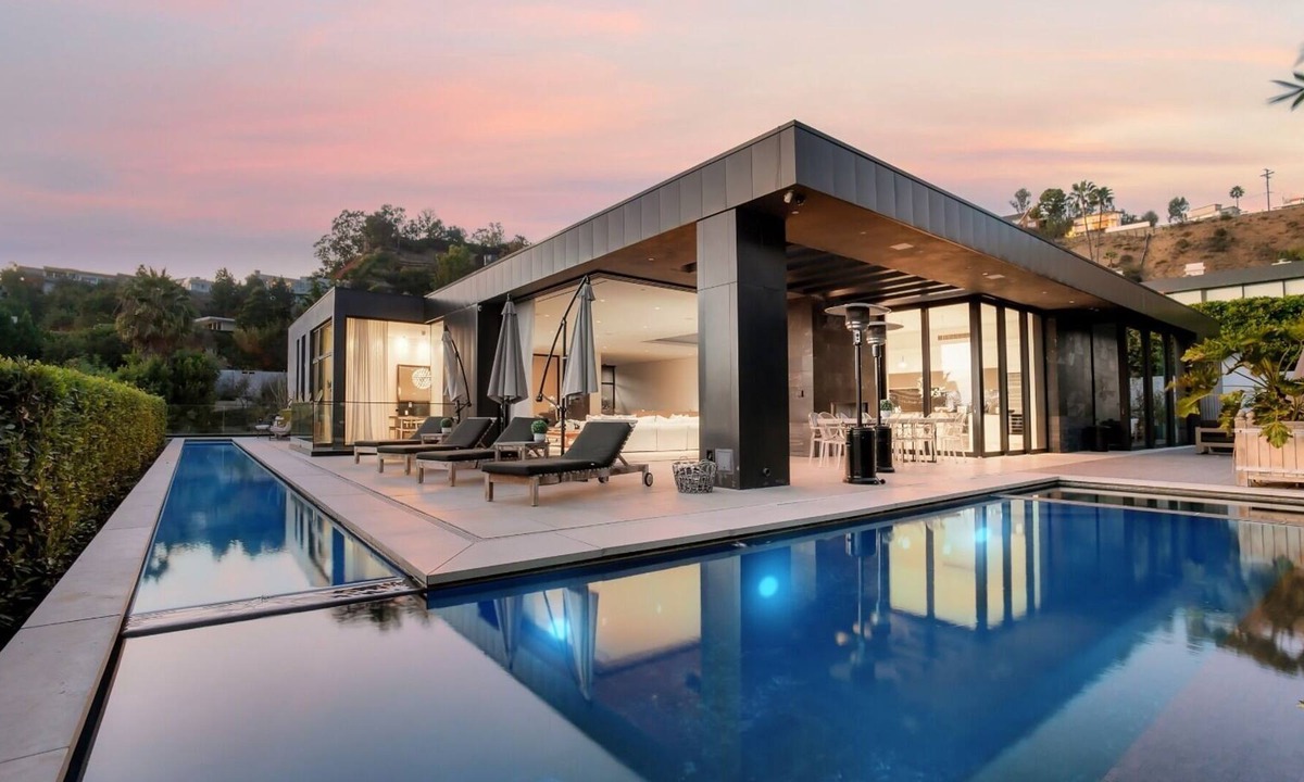 The Bird Streets House | Marcheeta - Architectural Doheny Estates with City & Ocean Views