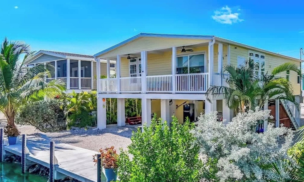 Cutthroat Harbor Estates House | Sailfish Retreat | Cudjoe Key canalfront getaway