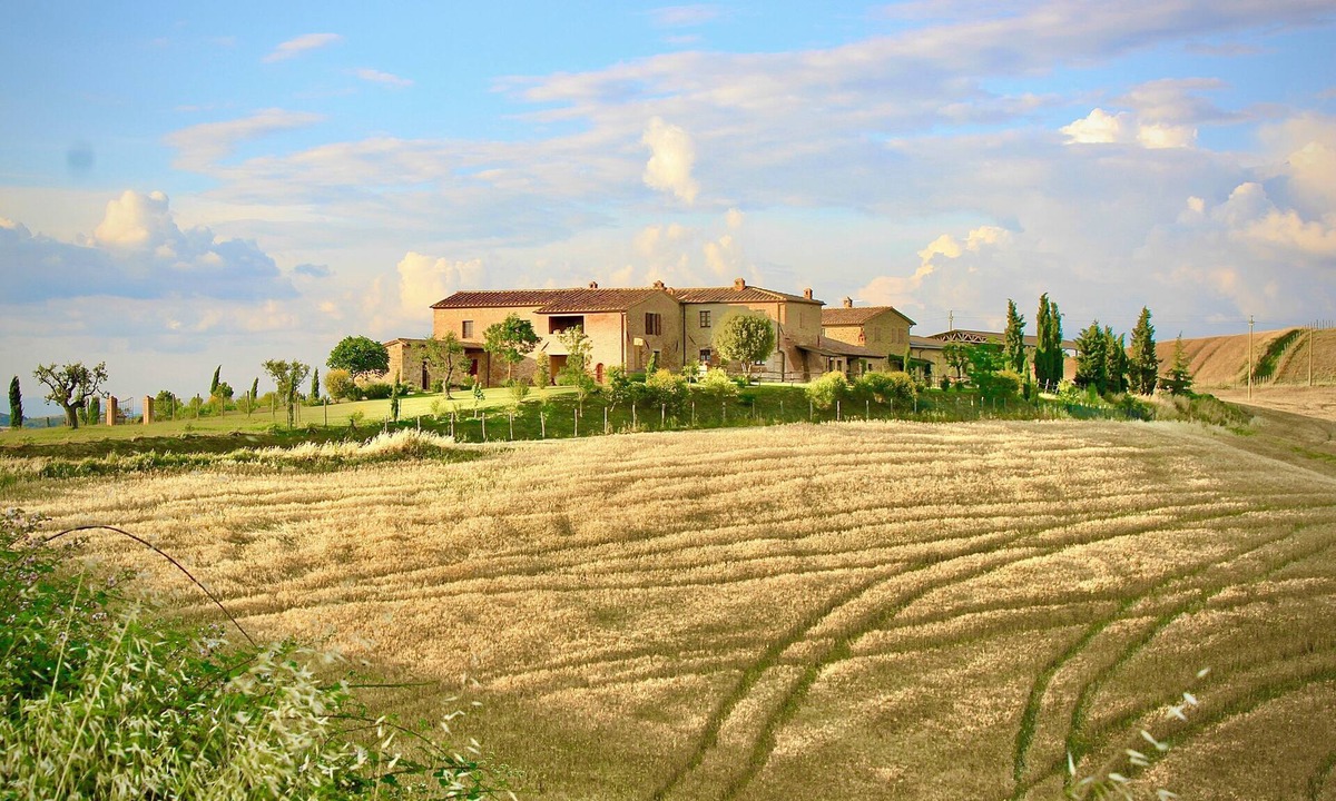 Vergelle House | Traditional Tuscan farmhouse with 360° view near Montalcino and Siena