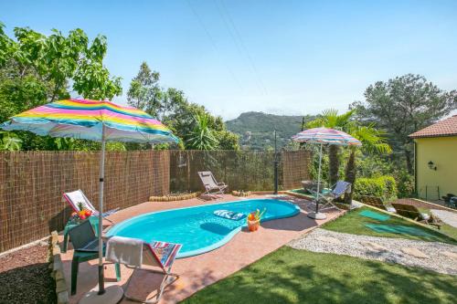 Camporosso Villa | Villa Monte Enrico - With Pool & Jacuzzi - Happy Rentals
