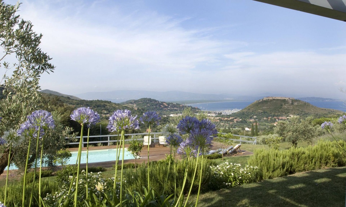 Porto Ercole Villa | Villa Pimpinnacolo, Porto Ercole, Monte Argentario, Tuscany, with pool and view