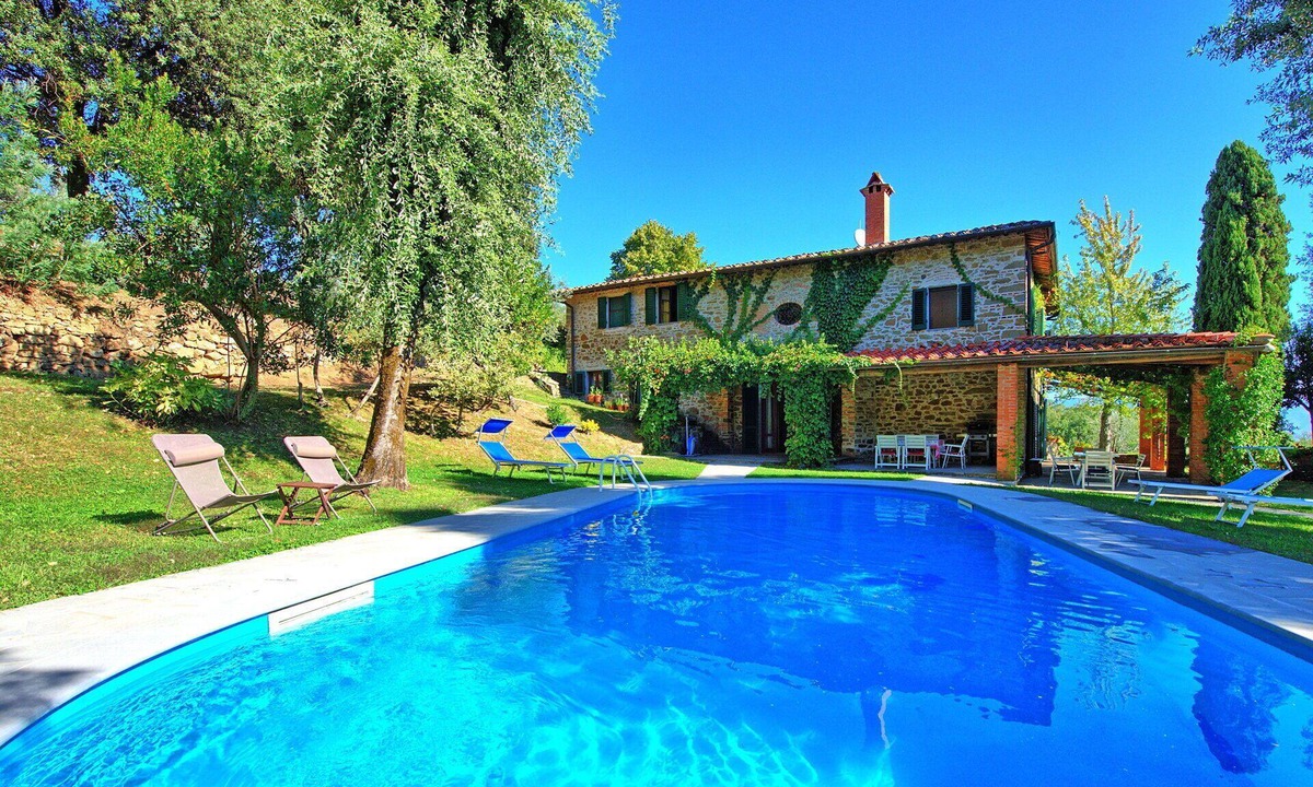 Cavriglia Villa | Wonderful private villa for 9 people with private pool, WIFI, A/C, TV, patio and panoramic view