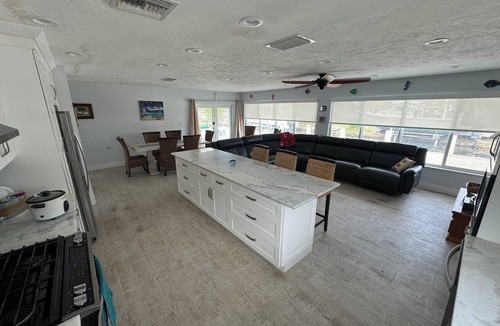 Port Pine Heights House | 1 story 3-bedroom house in tranquil Big Pine Key 100 ft dock