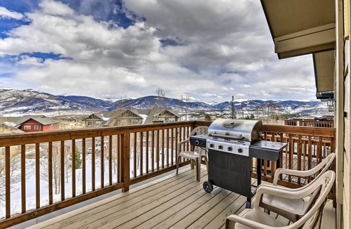 Wildernest House | 11 Mi to Keystone: Silverthorne Condo w/Deck