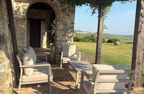 Acquasparta Villa | 360° views, pool, AC, pizza oven & bocce court