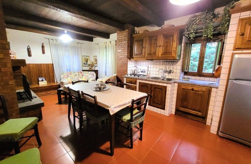 Camporgiano House | 4 bedroom, 2 bathroom converted Mill house with private pool. Outdoor kitchen!