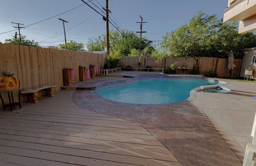Lancaster House | 4-BR Lancaster Oasis with Pool, Heated Jacuzzi, AC & Balcony