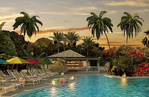 Rock Harbor Hotel | 4 Waterfront Room w/2 Queen Beds in Coconut Wing