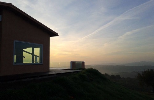 SantʼOreste House | A unique structure in a naturalistic park
