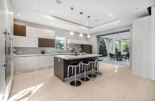 Beverly Grove House | Alfred Villa - Modern WeHo Villa with Amazing Pool, Waterfall & Gym