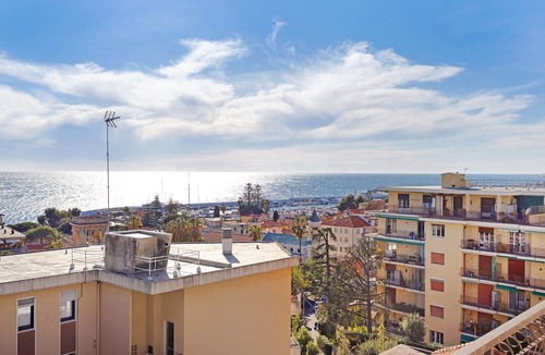 Sanremo Apartment | Apartment 'Bellevue' with sea view and private terrace