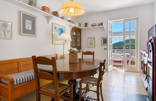 Sestri Levante Apartment | Apartment 'Casa Le Rocchette' with Sea View, Private Terrace and Wi-Fi