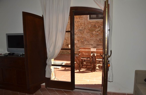Casalappi Apartment | Apartment with balcony in medieval village with swimming pool, tennis, in the countryside near the sea and services