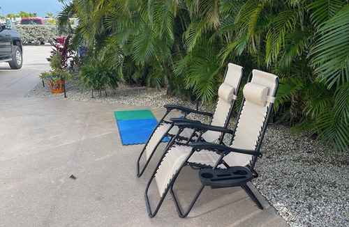 Cutthroat Harbor Estates RV Rental | Areca Palms Cudjoe Key, Florida nRV Concrete Pad only Rental RV’s are PROHIBITED