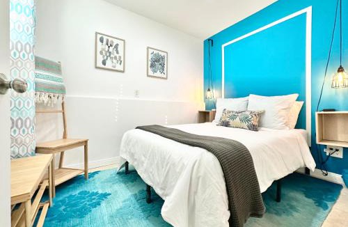 Inglewood Apartment | Beach-Boho Style Jr Suite Apt Tiny Home near LAX Beaches SoFi Stadium