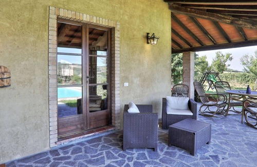 Pomarance Apartment | Beautiful apartment for 5 guests with WIFI, pool, TV, patio, panoramic view and parking
