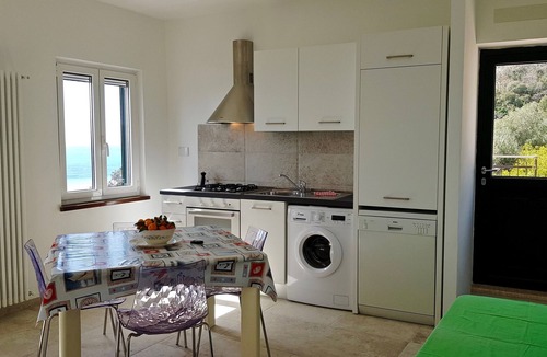 Finale Ligure Apartment | Beautiful panoramic terrace overlooking the sea, with swimming pool