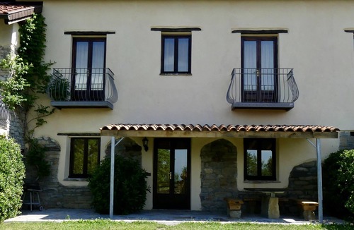 Mombarcaro Cottage | Beautiful stone-built holiday home with large veranda