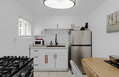 The Strand Apartment | Blocks from the beach, enjoy this newly renovated studio.