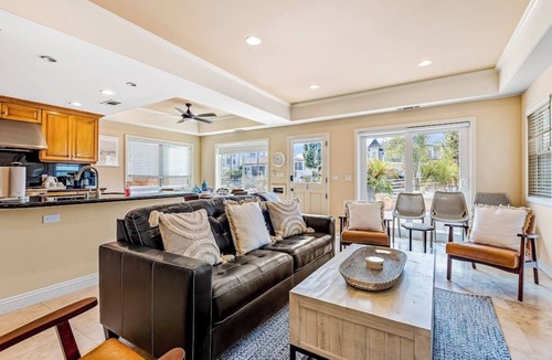 Naples House | Bright home on the channel with expansive patio & elevator