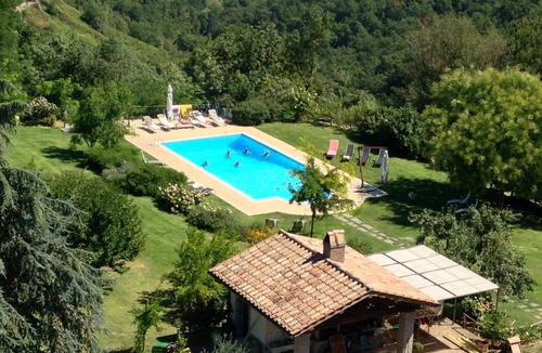 Bagnoregio Apartment | CASA AMOROSA is A HOUSE ON THREE FLOORS WITH A HABITABLE CELLAR AND TWO TERRACES.