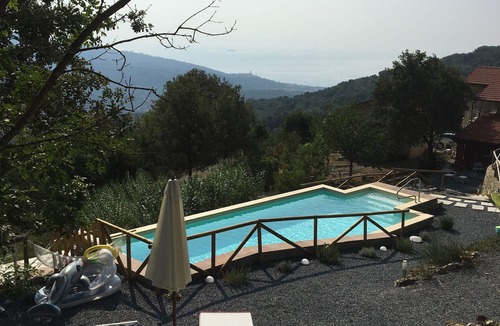 San Bartolomeo al Mare House | Casa Erbaea, beautiful sea view, swimming pool and whirlpool spa
