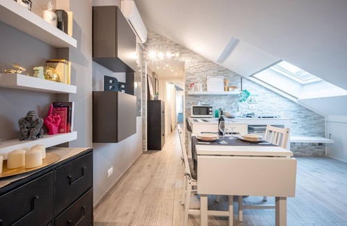 San Leonardo Apartment | Comfortable attic located on the third and last floor of a building without a lift.It comfortably accommodates two people in 40 m2 of space with a double bedroom.Small building with a green space and ample free parking in front of the house, near the cen