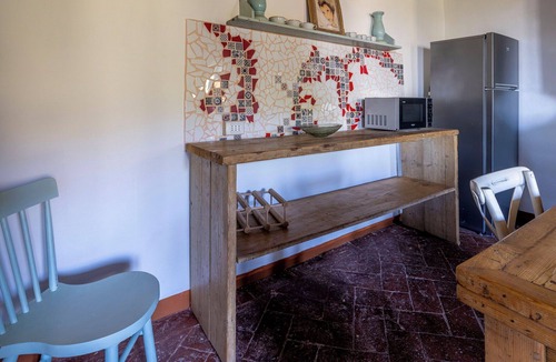 Montecatini Val di Cecina Apartment | Cosy apartment for 7 guests with WIFI, TV, pets allowed and panoramic view