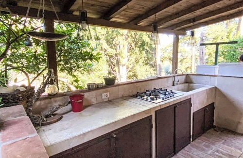 Guardistallo House | Cosy apartment in villa for 6 people with WIFI, A/C, TV, terrace, pets allowed and panoramic view