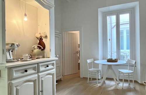 Viterbo Apartment | Downtown apartment with in-room bath and wide vaulted ceilings