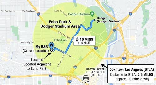 Elysian Heights Villa | DTLA Event Core 2BR Echo Park Dodger Field