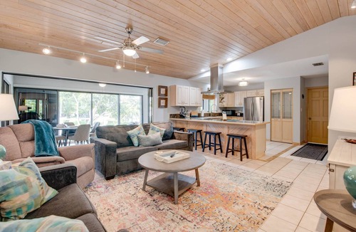 Cudjoe Gardens House | Endless Summer Retreat: Dog-Friendly 3BR Canal Front Oasis, Dockage & Easy Atlantic/Gulf Access
