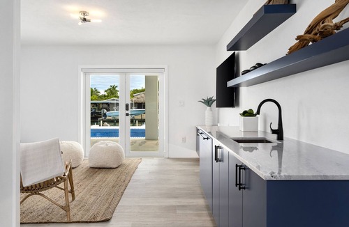 Venetian Shores House | Estate Home with Private Beach, Dock & Bay/Ocean Access