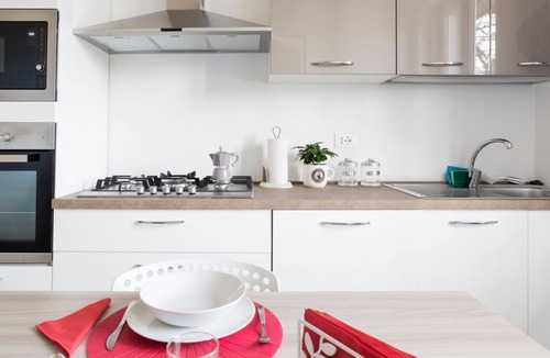 Pablo Apartment | GuestHost - The apartment is located on the raised ground floor of a building with an elevator, not suitable for the disabled. There are steps to access the elevator.In 66 square meters of space, it comfortably accommodates four people with a double bedr