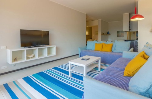 Camogli Apartment | HAPPY HOLIDAY - Open space with sea view