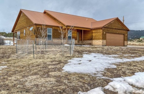 Alpine Village House | Hilltop Home w/Great Mountain Views, Back Porch, WiFi, W/D & Attached Garage