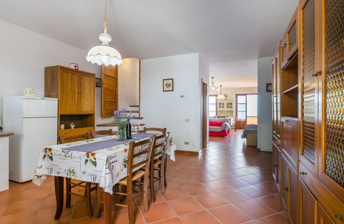 Castellina Marittima Apartment | Lovely apartment for 10 people with pool, WIFI, TV, terrace, pets allowed and panoramic view