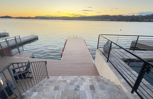 Cienega Springs House | Luxury Riverfront Home in Parker - Private Dock, Mini Pool & Game Room