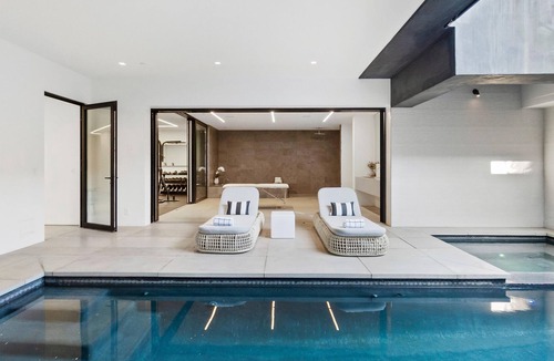 The Bird Streets House | Marcheeta - Architectural Doheny Estates with City & Ocean Views