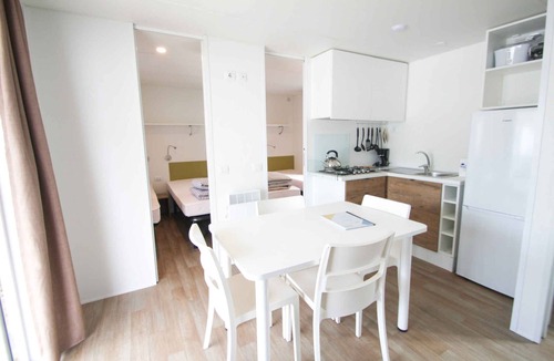 Marina di Bibbona House | Mobile home with air conditioning, terrace and pool