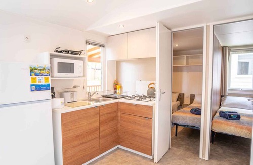 San Vincenzo House | Mobilehome with air conditioning, terrace and pool